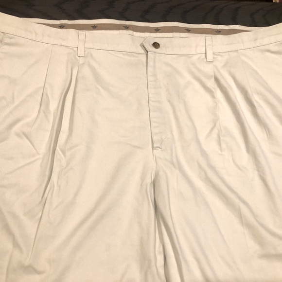 3/$32 DOCKERS Lt Khaki Classic Fit  4 Pocket Casual Dress Pants Big/Tall 52/32 - Picture 3 of 12